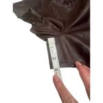 Women's Casual Faux Leather Shorts Brown Sz L NWT Size L Photo 6