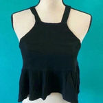 Stone Cold Fox  Liam black tank crop top in size m/l Photo 3