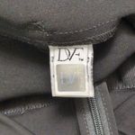 Diane Von Furstenberg DVF Black Long Sleeve Satin Waist Elegant Kyara Romper Playsuit Size 2 Photo 6