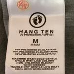 Hang Ten Gray Full Zip Water Repellant Activewear Hybrid Windbreaker Jacket Sz M Photo 4