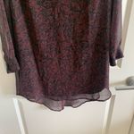 ASTR -  Floral Chiffon Back Cutout Shift Mini Dress Small Photo 10