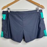Free Country 2 Piece Swimsuit Tank & Boy Shorts Size XL 16 Aqua Photo 0
