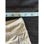 Riders By Lee Lee Riders Khaki Tan Cargo Capri Pants Size 16 High Rise Pockets Zip Logo Photo 5