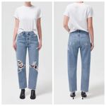 AGOLDE ππ '90s Fit Loose Fit Jeans ~ Fall Out Blue 25 NWT Photo 5