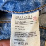 Angel Kiss  Girls Mid-Rise Destroyed Jean Shorts Size 0 Photo 3