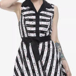 Disney Women’s Her Universe Alice In Wonderland Striped Fit & Flare Dress XL Photo 0