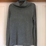 Coldwater Creek  Metallic Gray Cowl Neck Sweater. Size XL Photo 4