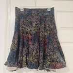 Effie's Heart Skirt XL Pull on Ruffle Twirl Full Skirt Retro Pockets Paneled Photo 1