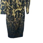 Trina Turk Metallic Jacquard Off-the-Shoulder Sumire Dress Size 4 – Black & Gold Photo 6