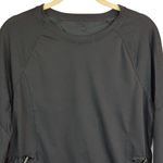 Fabletics Lana Black Cinched Waist Long Sleeve Photo 2
