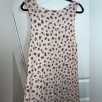 Nottibianche Sleep Gown Dress in Pale Pink Light Brown Cheetah Print Size Medium Photo 3