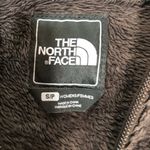 The North Face  brown zip up fuzzy hooded jacket Photo 1