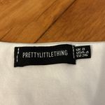 Pretty Little Thing  White Mesh Top Photo 3