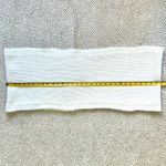 Limited Edition Cream Knit Infinity Scarf NWOT Gold Photo 5