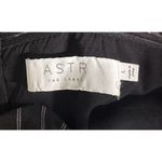 ASTR the Label Mara Black Pinstripe Strapless Cropped Wide Leg Jumpsuit Bow Sz L Size L Photo 5