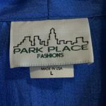 Adolfo Women's Blue Varsity Jacket. Made in USA Size L Photo 3