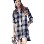 Madewell Daywalk Plaid Flannel Shirtdress Photo 3