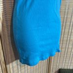 Bella Teal Blue Long Ribbed Racerback Tank Top 100% Cotton XXL Photo 5
