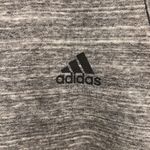 Adidas  Women's Tank‎ Top Large Grey Side Slits High Neck French Terry Material Photo 1