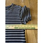 Eddie Bauer  Women's Dress Shirt Size Medium Short Sleeve‎ Stripe Beach Travel Photo 4