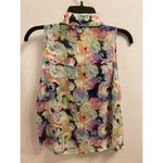 Yumi Kim  Floral Button Down Sleeveless Top Photo 6