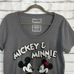 Disney Mickey & Minnie Mouse Graphic Shirt Dark Grey Vintage 1928 Large Loose Photo 4