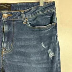 No Boundaries No‎ Boundaries Denim Jeans Cropped Sz 38X32 Women’s Distressed Blue Denim Pants Photo 4