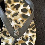 Tommy Bahama  pineapple Leopard Print wedge sandals Photo 2