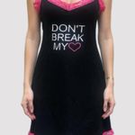 Black and Pink Women's Nightdress Don’t break my heart Size L Photo 0