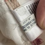 American Eagle American‎ Eagle Mom Short Womens 8 Cream Pink Floral Denim High Waist Cuffed Photo 7