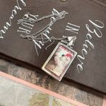 Reversible Necklace – Vintage Style Art Pendant, Stainless Steel 18” Handmade Silver Photo 3