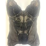 Victoria's Secret  X Chantal Thomass Vintage Garter Teddy Lace Lingerie 34C Black Photo 1