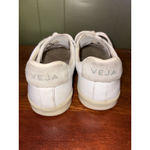 VEJA  Esplar Logo Sneakers Women's White Leather Low Top Casual Sneakers Sz 9 40 Photo 3