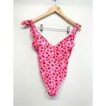 AQUA Printed One piece Swimsuit Beach Shells in Pink Size Small NEW Photo 1