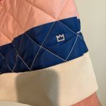 Crown & Ivy  Striped Colorful Quilted Vest blue pink size‎ XL Photo 4
