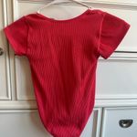 Urban Outfitters  Red Ribbed Bodysuit Photo 0