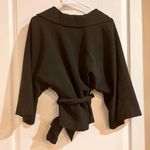 FINAL PRICE Cami Belted Black Blazer Style Jacket Photo 1