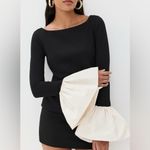 STAUD  Paige Top Black Ivory Photo 2