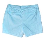 Crown & Ivy 5” Turquoise Striped Shorts Photo 2