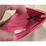 Vera Bradley Zip ID Case Capri Pink Quilted Cotton Key Ring Wallet Photo 2