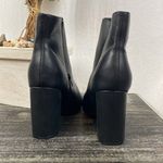 Steve Madden  Girl Black Rivington Side Zip Block Heel Ankle Boot 8.5 Photo 3