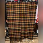 NWT! K.I.T by EG Plaid Scarf Shawl 80 x 30 Tan Photo 0