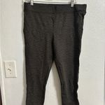 Loft Herringbone Black & Gray legging Pants PL Photo 2