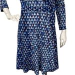 BCBGMAXAZRIA  Wrap Small Traingular Shape Print Knee Length Dress Photo 5