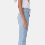 Ganni Denim Betzy High Rise Bootcut Jeans Organic Cotton Blue Stone 26W/32L 90s Photo 2