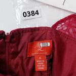 ML Monique Lhuillier Red Lace Fit & Flare Dress Size 6 Photo 14