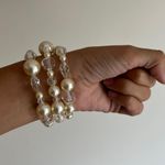 3 Stretch Bracelets White Photo 2