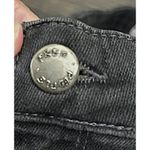 Free People Black Raw Hem Jeans 26 Dark Gray Grunge Streetwear Edgy Festival Photo 3