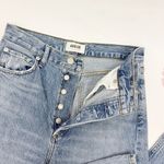 AGOLDE  X Tuckernuck Riley High Rise Straight Leg Jeans Quiver Light Medium Wash Photo 8