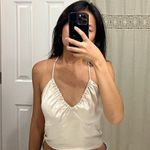 Motel  Satin Halter Top Photo 0